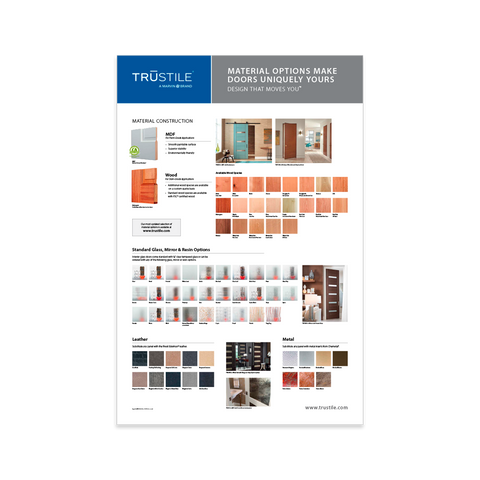 Material Options Poster