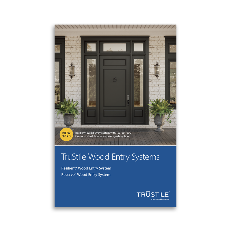 TruStile Wood Entry Trifold Brochure